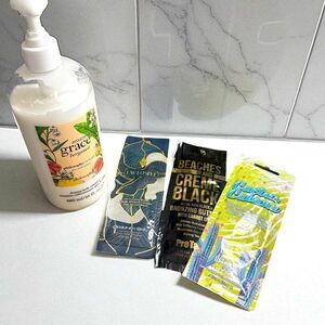 Philosophy Amazing Grace Bergamot Lotion + Tanning Lotion Packets Bundle